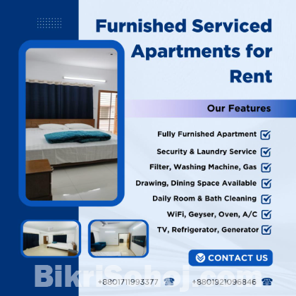 Two Room Furnished Studio Apartment RENT in Bashundhara R/A